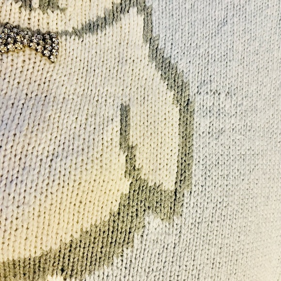 LC Lauren Conrad Blue Penguin Winter Cozy Soft Pullover Knit Sweater - Picture 3 of 8